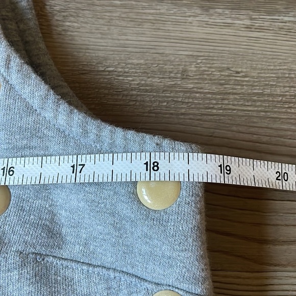 Juicy Couture Studded Sleeveless Sweatshirt Dress Gray M Retro Pockets Comfy - Picture 4 of 10